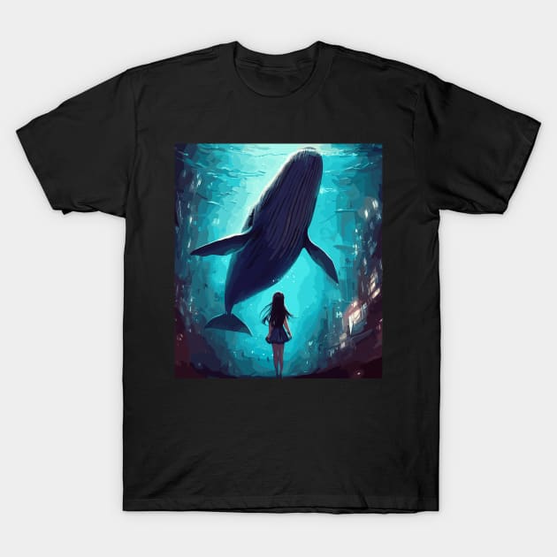 Whale dream T-Shirt by TomFrontierArt